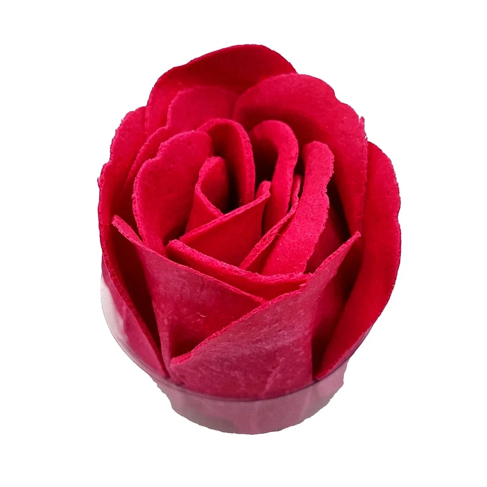 Vintage Handcrafted Delicate Pink Rose Petal Shaped Soap 2